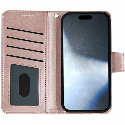 For iPhone 16 Pro Case Card Holder Wallet Leather Phone Cover