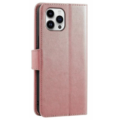 For iPhone 16 Pro Case Card Holder Wallet Leather Phone Cover