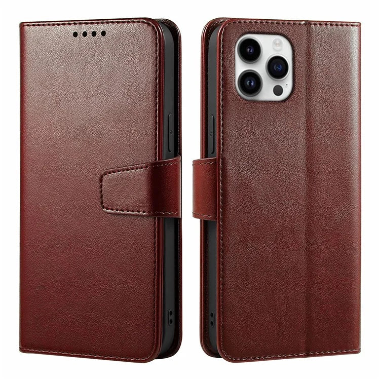 For iPhone 16 Pro Case Card Holder Wallet Leather Phone Cover