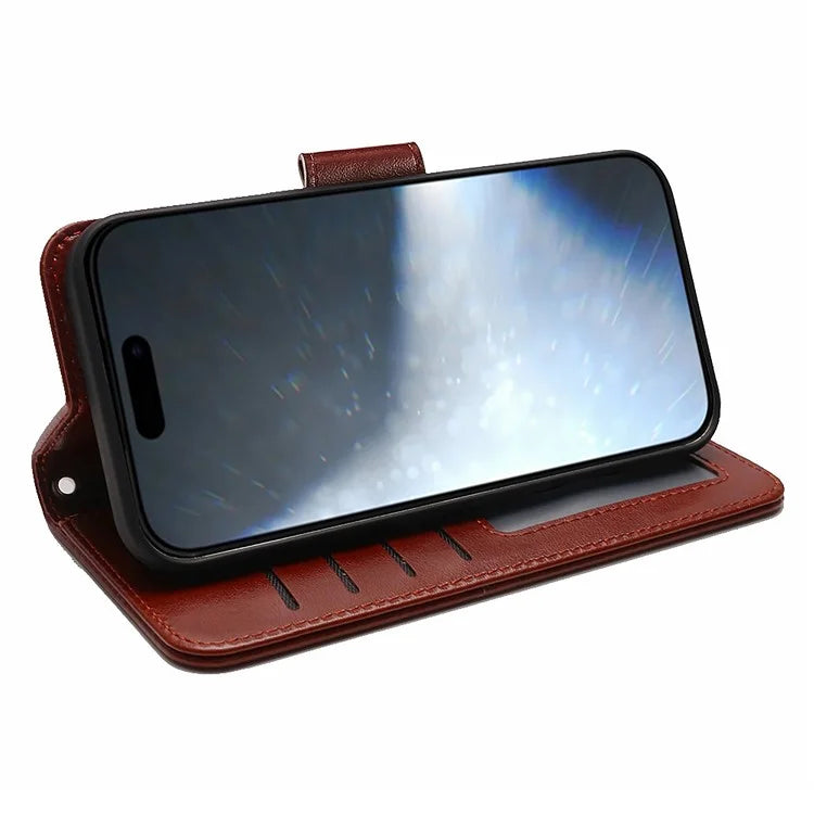 For iPhone 16 Pro Case Card Holder Wallet Leather Phone Cover