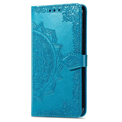 For Realme C63 4G Case Mandala Embossed Design Leather Wallet Phone Cover