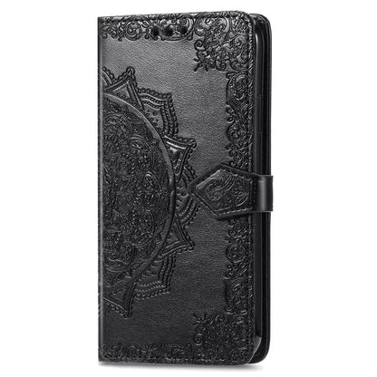 For Realme C63 4G Case Mandala Embossed Design Leather Wallet Phone Cover