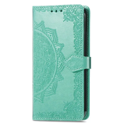 For Realme C63 4G Case Mandala Embossed Design Leather Wallet Phone Cover
