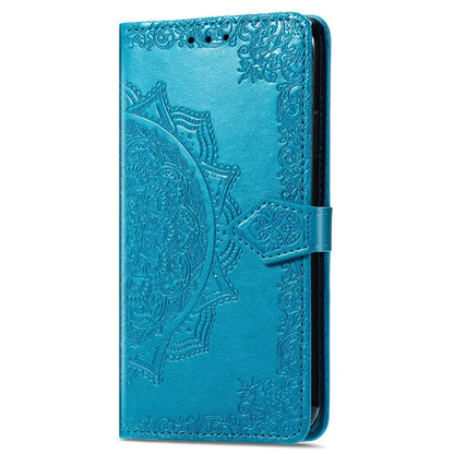 For Xiaomi Poco F6 5G  /  Redmi Turbo 3 5G Case Mandala Embossed Design Leather Wallet Phone Cover