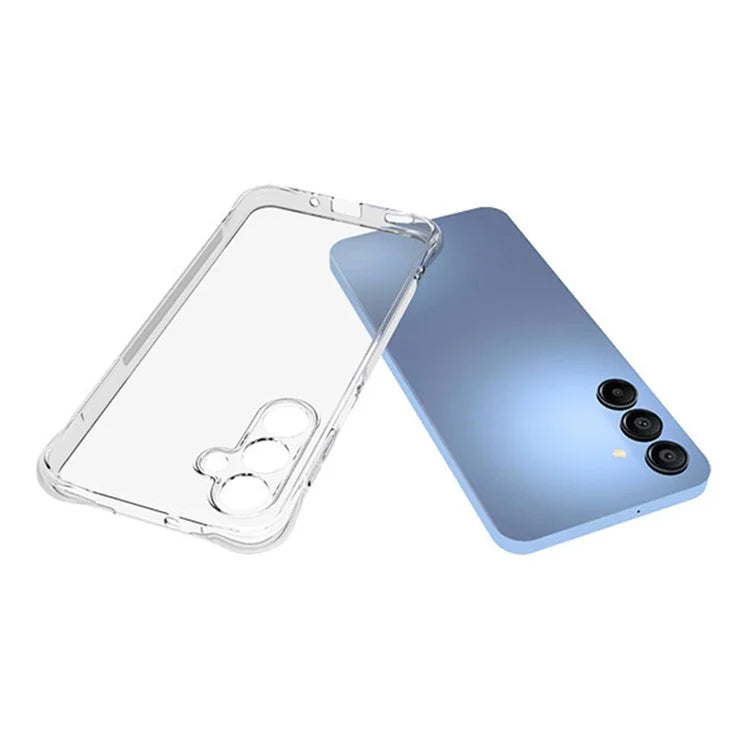 For Samsung Galaxy A16 5G Case Transparent Flexible 2.0mm TPU Phone Cover