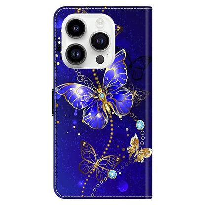 For iPhone 16 Pro Max Case 3D Pattern PU Leather Wallet Phone Cover with Stand