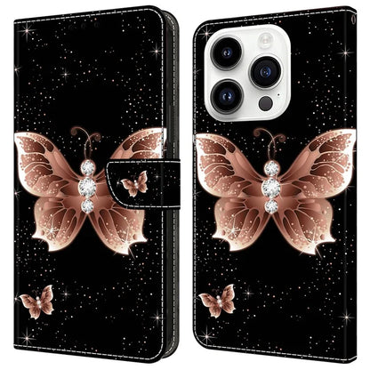 For iPhone 16 Pro Max Case 3D Pattern PU Leather Wallet Phone Cover with Stand