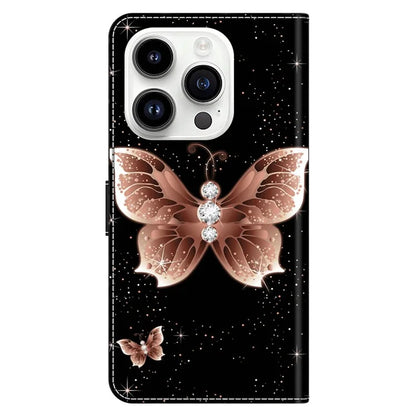 For iPhone 16 Pro Max Case 3D Pattern PU Leather Wallet Phone Cover with Stand