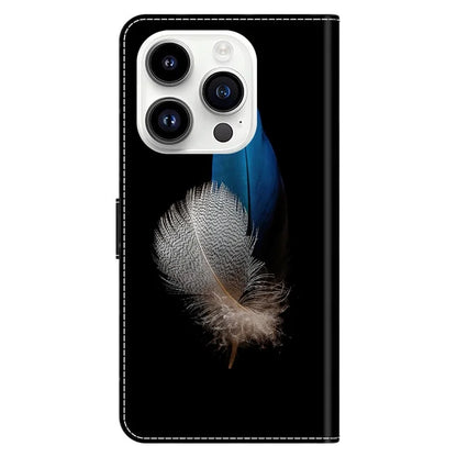 For iPhone 16 Pro Max Case 3D Pattern PU Leather Wallet Phone Cover with Stand