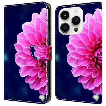 For iPhone 16 Pro Max Case 3D Pattern PU Leather Wallet Phone Cover with Stand