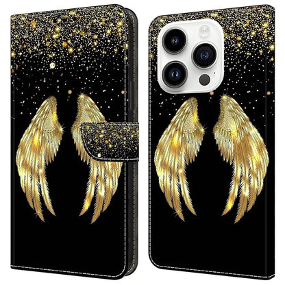 For iPhone 16 Pro Max Case 3D Pattern PU Leather Wallet Phone Cover with Stand