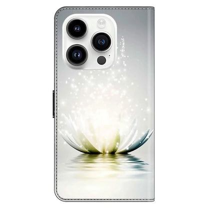For iPhone 16 Pro Max Case 3D Pattern PU Leather Wallet Phone Cover with Stand
