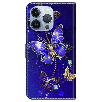 For iPhone 16 Pro Case 3D Pattern PU Leather Wallet Phone Cover with Stand