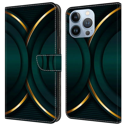For iPhone 16 Pro Case 3D Pattern PU Leather Wallet Phone Cover with Stand