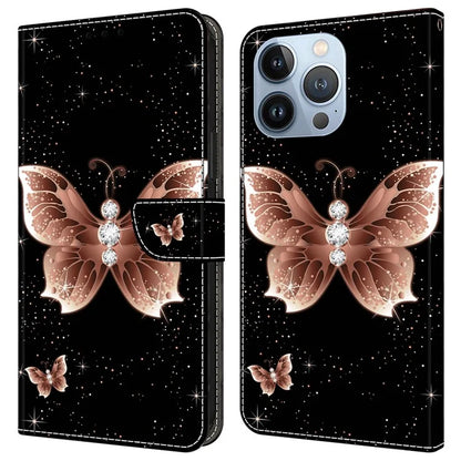 For iPhone 16 Pro Case 3D Pattern PU Leather Wallet Phone Cover with Stand