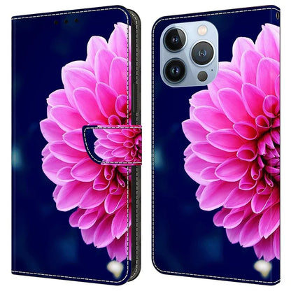 For iPhone 16 Pro Case 3D Pattern PU Leather Wallet Phone Cover with Stand