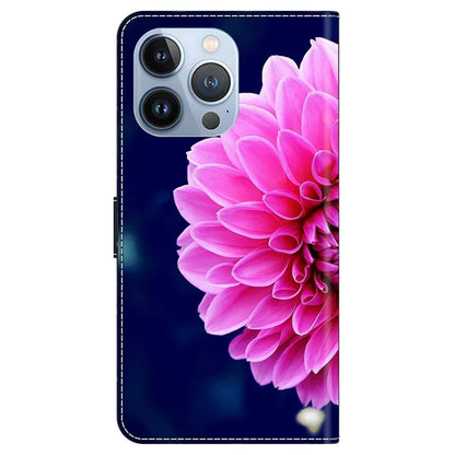 For iPhone 16 Pro Case 3D Pattern PU Leather Wallet Phone Cover with Stand