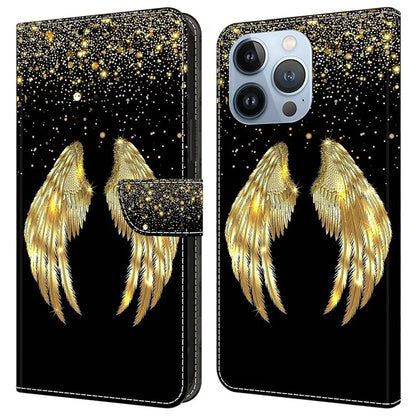 For iPhone 16 Pro Case 3D Pattern PU Leather Wallet Phone Cover with Stand