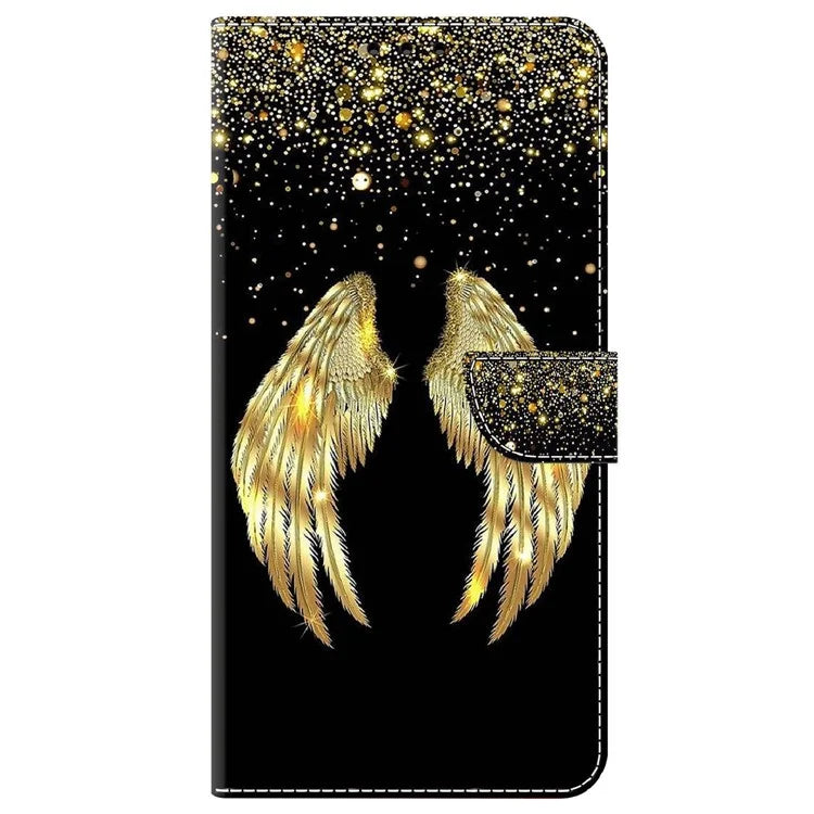 For iPhone 16 Pro Case 3D Pattern PU Leather Wallet Phone Cover with Stand