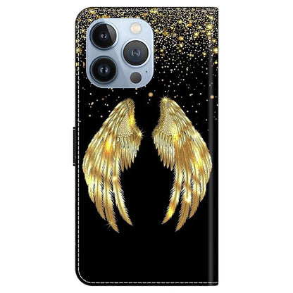 For iPhone 16 Pro Case 3D Pattern PU Leather Wallet Phone Cover with Stand