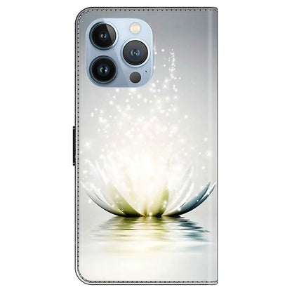 For iPhone 16 Pro Case 3D Pattern PU Leather Wallet Phone Cover with Stand