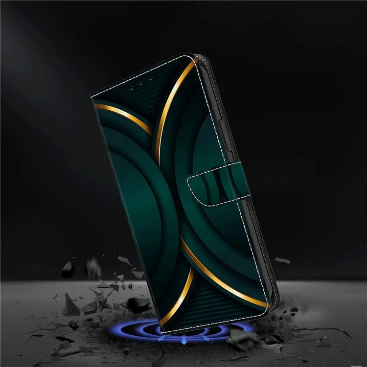 For iPhone 16 Plus Case 3D Pattern PU Leather Wallet Phone Cover with Stand
