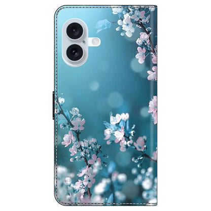 For iPhone 16 Plus Case 3D Pattern PU Leather Wallet Phone Cover with Stand