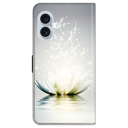 For iPhone 16 Plus Case 3D Pattern PU Leather Wallet Phone Cover with Stand