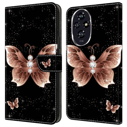 For Honor 200 5G Case 3D Pattern PU Leather Wallet Phone Cover with Stand