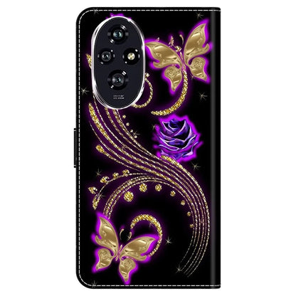 For Honor 200 5G Case 3D Pattern PU Leather Wallet Phone Cover with Stand
