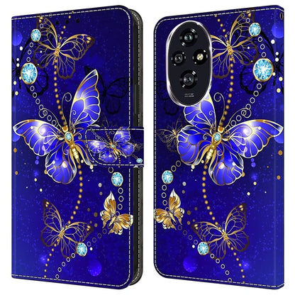 For Honor 200 5G Case 3D Pattern PU Leather Wallet Phone Cover with Stand