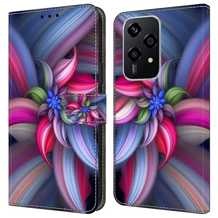 For Honor 200 Lite Case 3D Pattern PU Leather Wallet Phone Cover with Stand