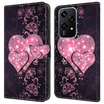 For Honor 200 Lite Case 3D Pattern PU Leather Wallet Phone Cover with Stand