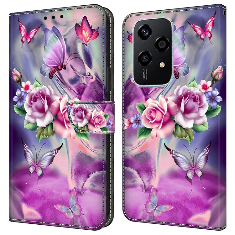 For Honor 200 Lite Case 3D Pattern PU Leather Wallet Phone Cover with Stand
