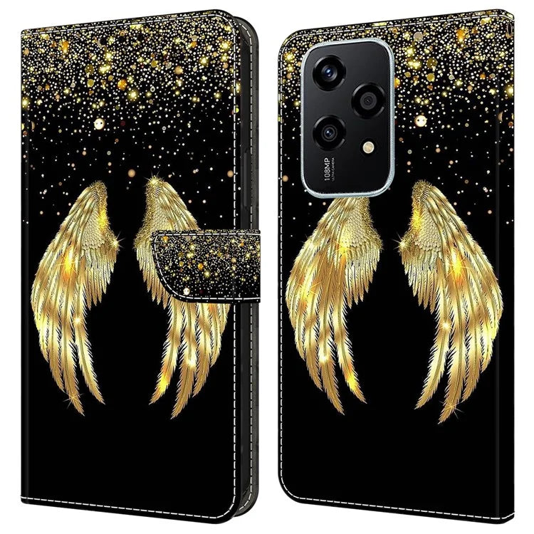 For Honor 200 Lite Case 3D Pattern PU Leather Wallet Phone Cover with Stand