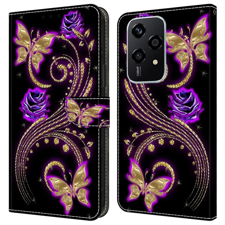 For Honor 200 Lite Case 3D Pattern PU Leather Wallet Phone Cover with Stand