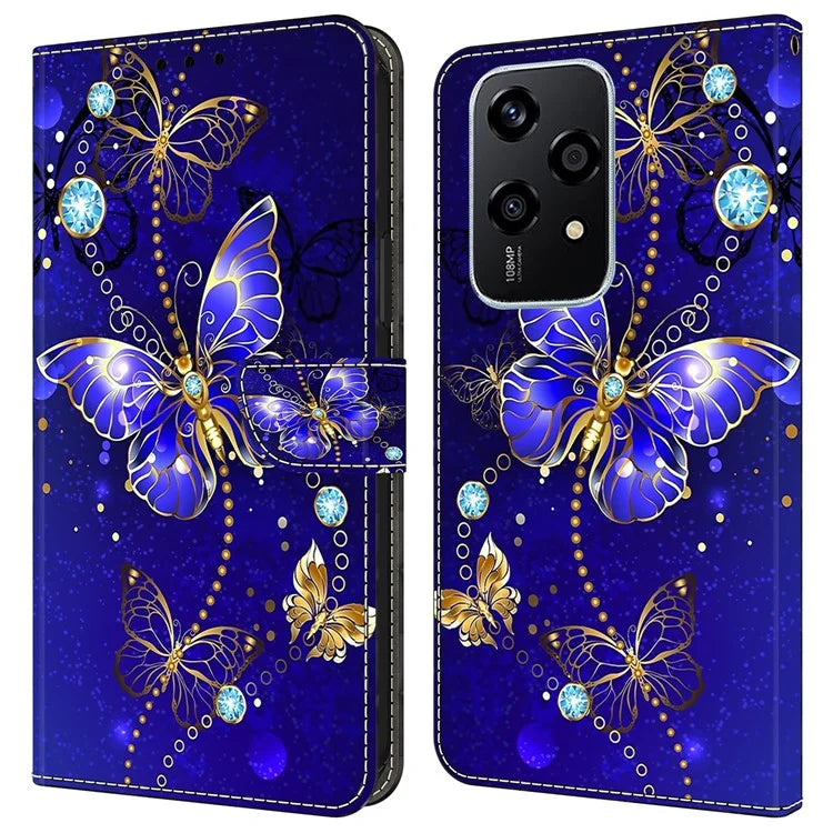 For Honor 200 Lite Case 3D Pattern PU Leather Wallet Phone Cover with Stand