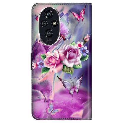 For Honor 200 Pro 5G Case 3D Pattern PU Leather Wallet Phone Cover with Stand