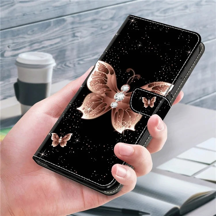 For Honor 200 Pro 5G Case 3D Pattern PU Leather Wallet Phone Cover with Stand