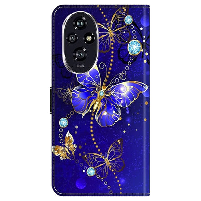 For Honor 200 Pro 5G Case 3D Pattern PU Leather Wallet Phone Cover with Stand