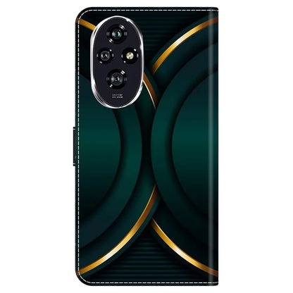 For Honor 200 Pro 5G Case 3D Pattern PU Leather Wallet Phone Cover with Stand