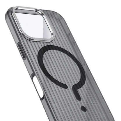 For iPhone 14 Pro Max Case Compatible with MagSafe Corrugated Texture Matte PC Phone Cover
