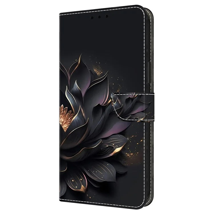 For Honor 200 Lite Wallet Case Magnetic Clasp 3D Pattern Leather Phone Cover