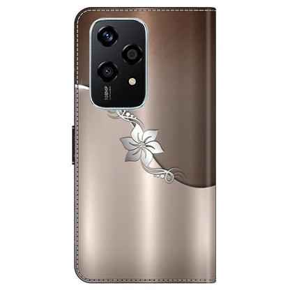 For Honor 200 Lite Wallet Case Magnetic Clasp 3D Pattern Leather Phone Cover