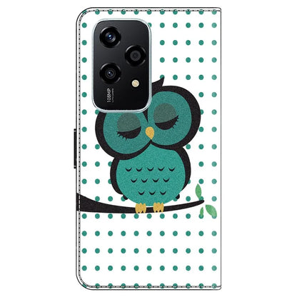 For Honor 200 Lite Wallet Case Magnetic Clasp 3D Pattern Leather Phone Cover