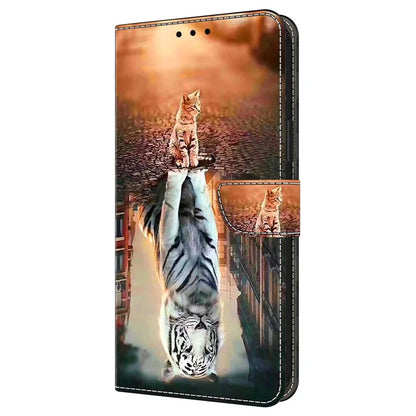 For Honor 200 Lite Wallet Case Magnetic Clasp 3D Pattern Leather Phone Cover