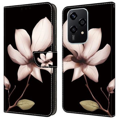 For Honor 200 Lite Wallet Case Magnetic Clasp 3D Pattern Leather Phone Cover