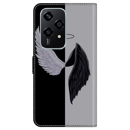 For Honor 200 Lite Wallet Case Magnetic Clasp 3D Pattern Leather Phone Cover