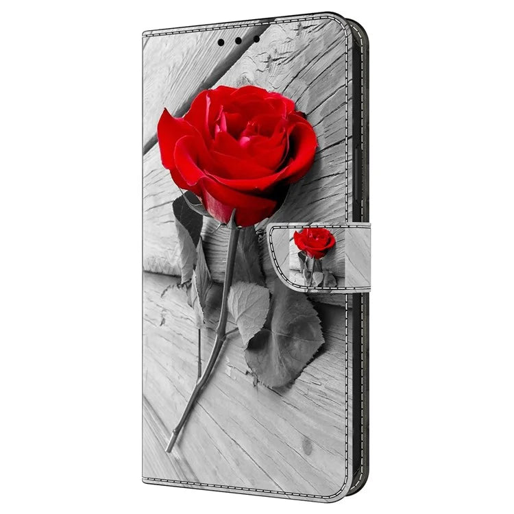 For Honor 200 Lite Wallet Case Magnetic Clasp 3D Pattern Leather Phone Cover