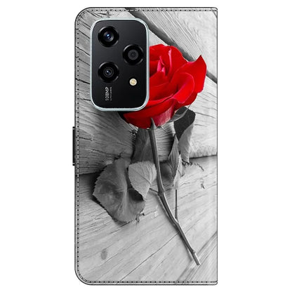 For Honor 200 Lite Wallet Case Magnetic Clasp 3D Pattern Leather Phone Cover